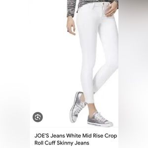 Joes Jeans Size 28 Mid Rise Skinny Crop